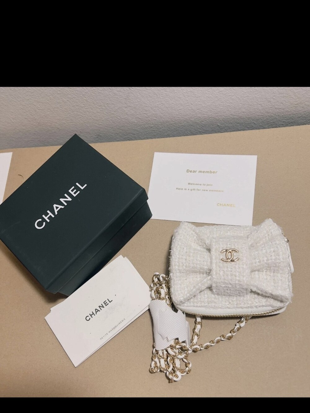 NEVER SOLD IN STORES!Authentic Chanel GwP Birthday Gift Crossbody Bag